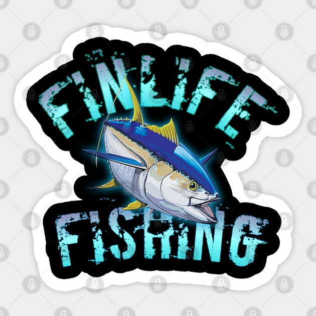 Deep sea fishing designs Sticker by Coreoceanart